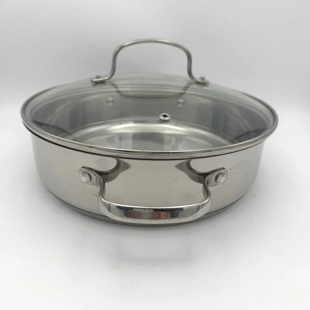 NuWave Precision Induction 3.5QT Stainless Steel Multi-Purpose Pot w/ Glass‎ Lid